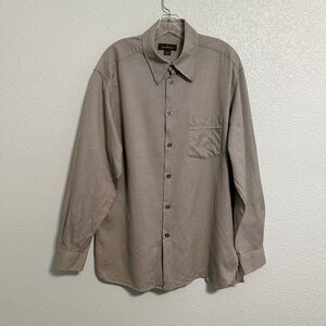 Ermenegildo Zegna Gray Casual Button Down Shirt